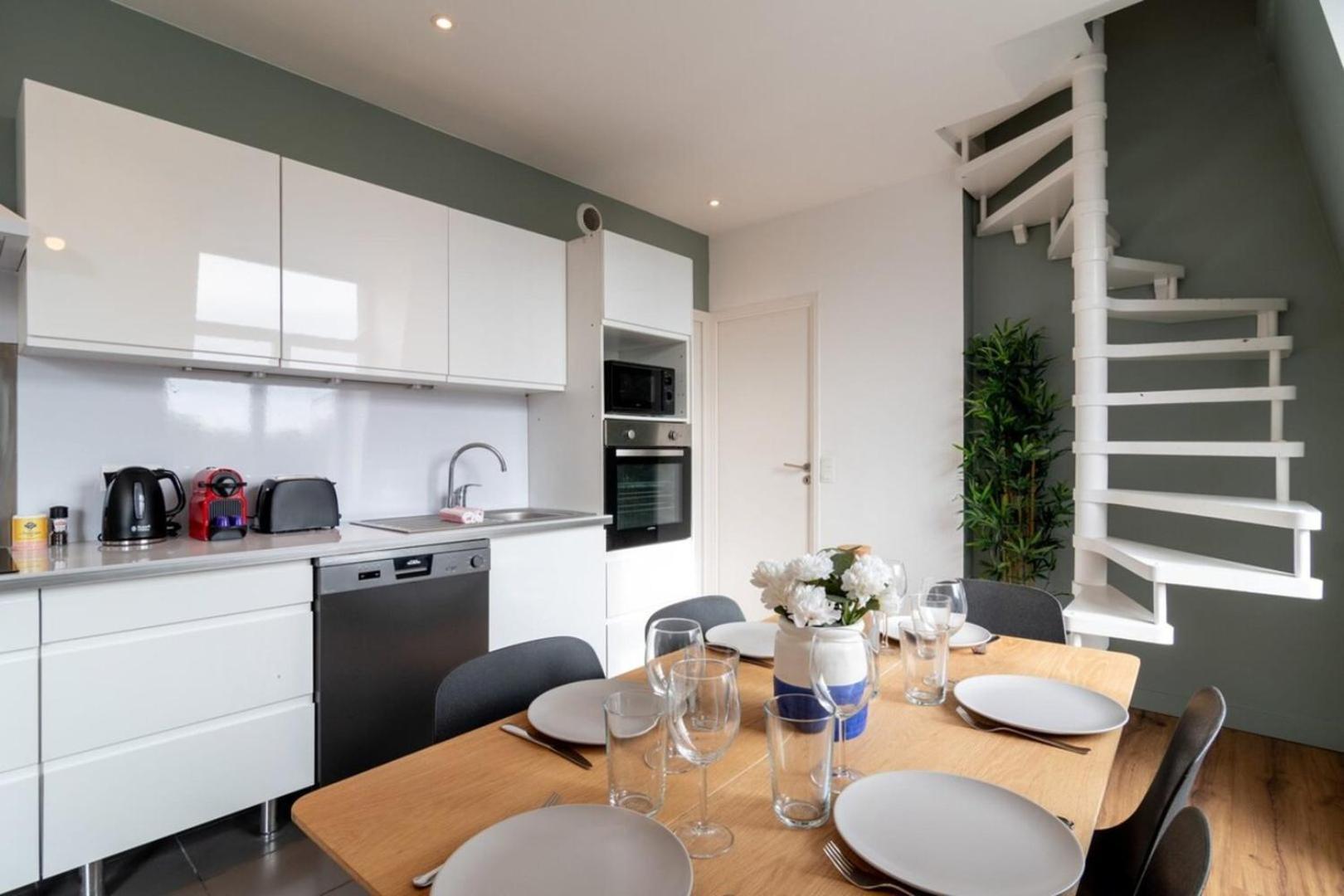 Marcq En Baroeul - Superb Apartment + Parking Esterno foto