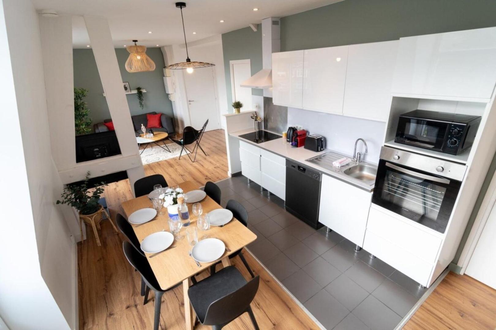 Marcq En Baroeul - Superb Apartment + Parking Esterno foto